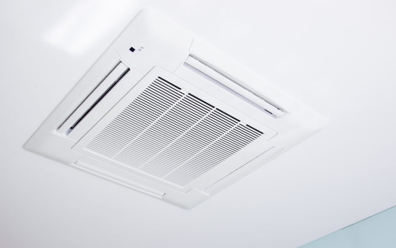 Air conditioner Heavy ceiling air conditioner in the modern home.